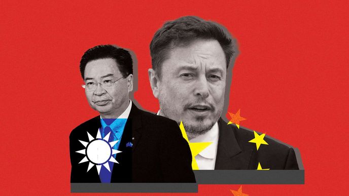 Letos je to už podruhé, kdy Elon Musk (vpravo) veřejně prohlásil, že chápe plány Číny na připojení Tchaj-wanu. Letos je to už podruhé, kdy Elon Musk (vpravo) veřejně prohlásil, že chápe plány Číny na připojení Tchaj-wanu.