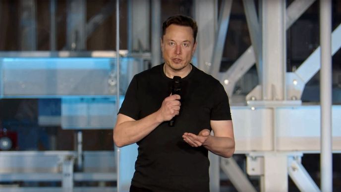 Elon Musk vystoupil na výročním setkání s akcionáři společnosti Tesla.