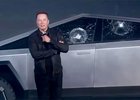 Musk vysvětlil, proč se rozbilo neprůstřelné sklo Cybertrucku