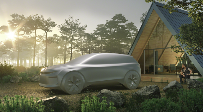 Finální podobu elektromobilu Elroq Škoda představí veřejnosti příští rok.