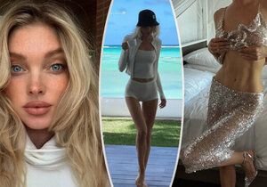 Elsa Hosk strávila Nový rok v tropickém ráji.