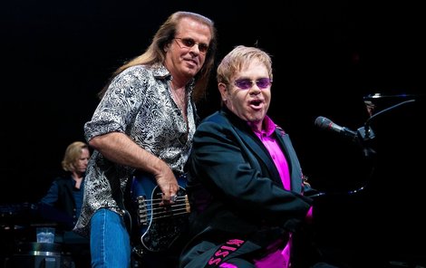 Bob Birch (vlevo) s Eltonem koncertoval 20 let.