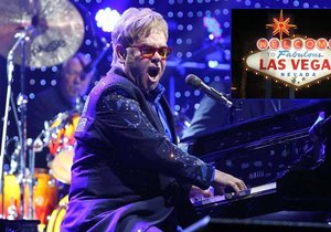 Elton John v Las Vegas: 11 milionů za jeden koncert!