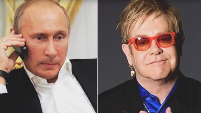Elton John s Putinem ve skutečnosti nehovořil