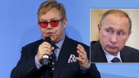 Britský zpěvák Elton John si opravdu myslel, že mu volal Putin kvůli situaci homosexuálů v Rusku...