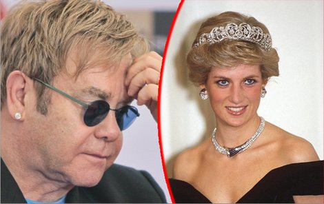 Eltona Johna a princeznu Dianu pojilo dlouholeté přátelství.