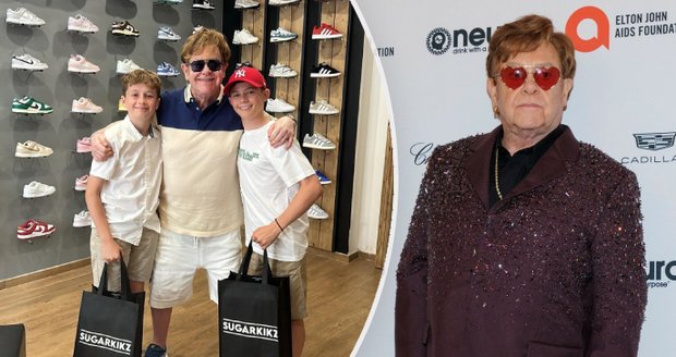 Elton John si měl přímo v butiku ulevit do láhve.