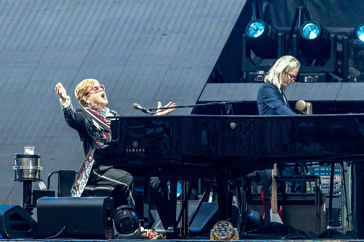 Elton John v Miláně