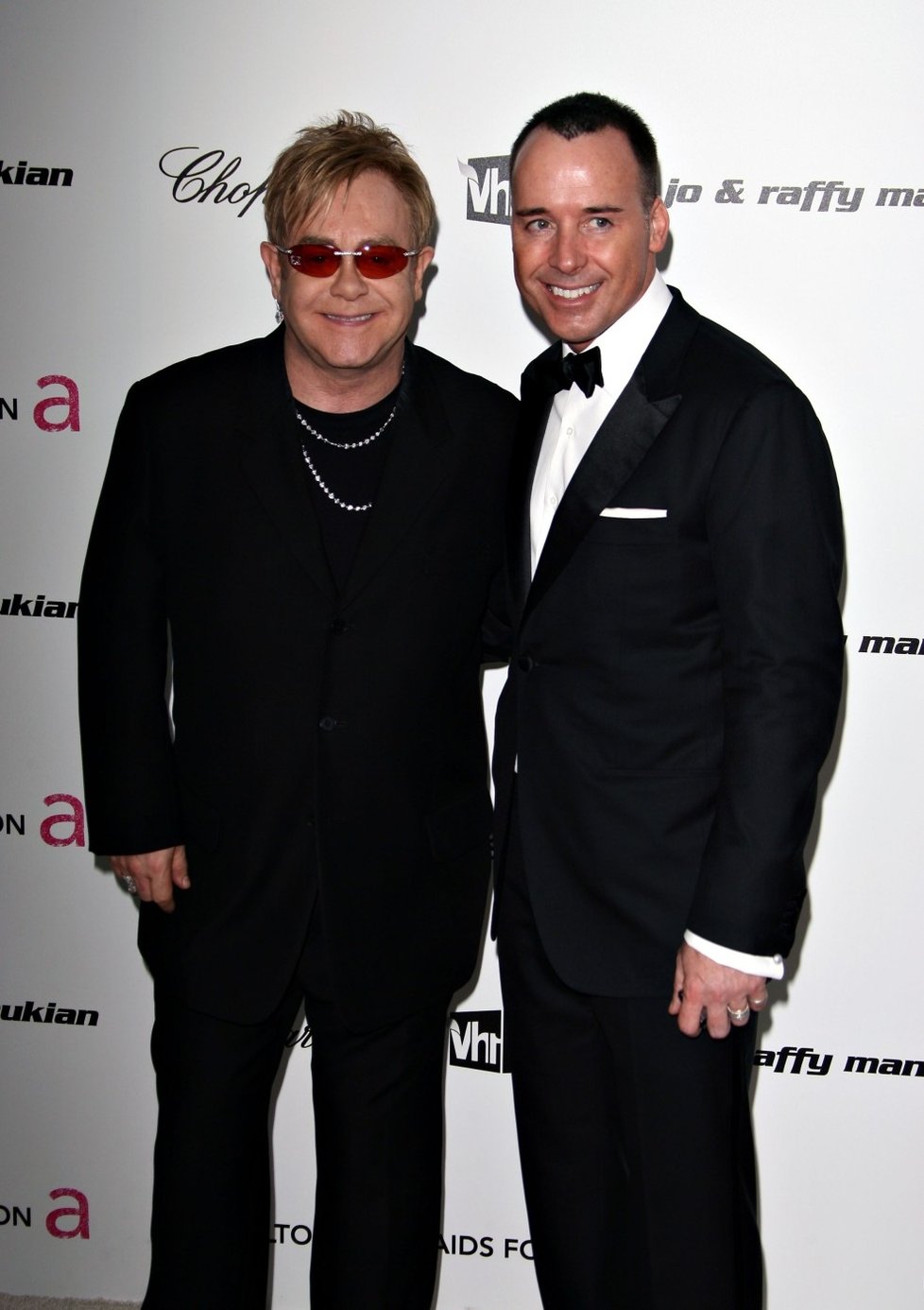 Elton s manželem Davidem