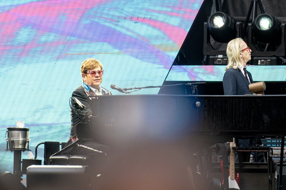 Elton John v Miláně