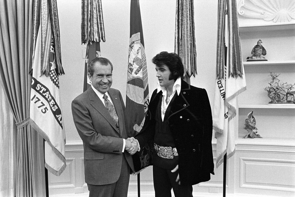 Elvis Presley a Richard Nixon