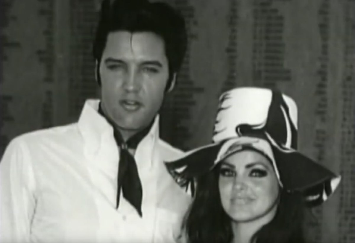 Elvis s manželkou Priscillou