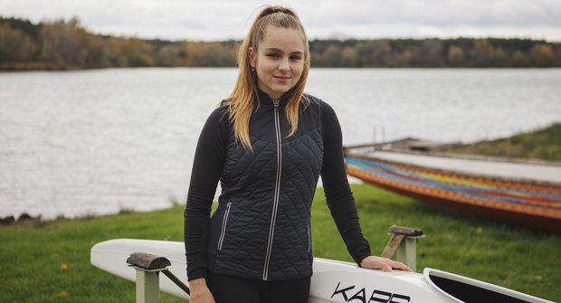 Ema Vymazalová: Čtrnáctiletá mistryně v rychlostní kanoistice