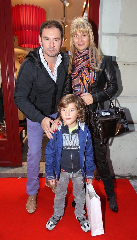 Jana Ridi s manželem Emanuelem a synem Giacomem.