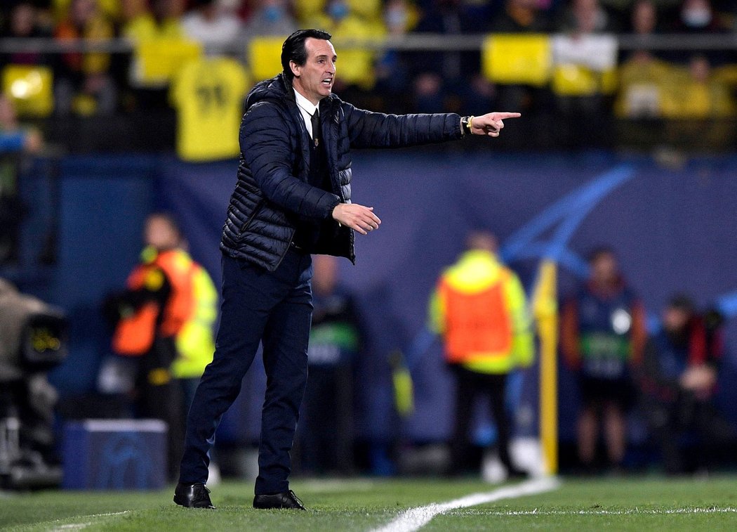 Unai Emery v semifinále LM koučuje svůj Villarreal