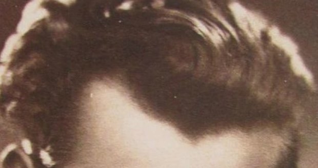1949: Emil Paleček jako devatenáctiletý maturant.