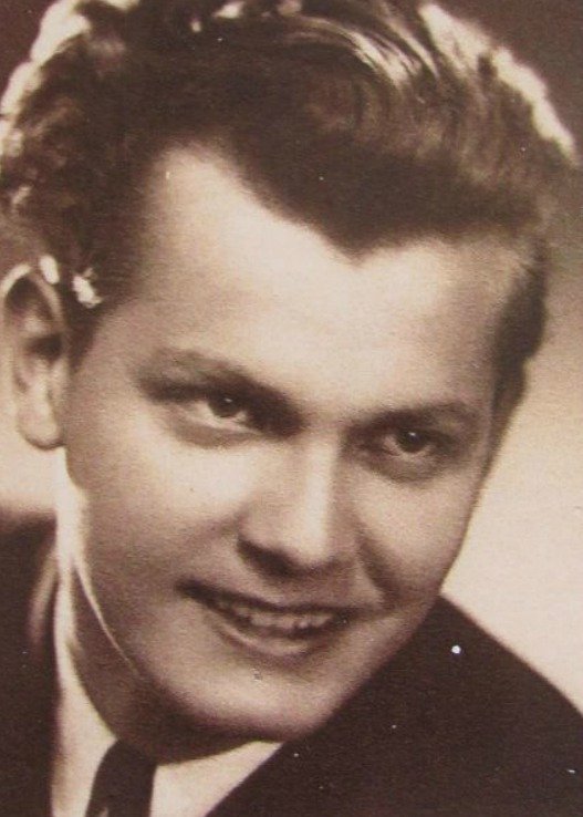 1949: Emil Paleček jako devatenáctiletý maturant.