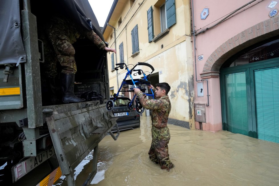 Italský region Emilia Romagna zasáhly záplavy.