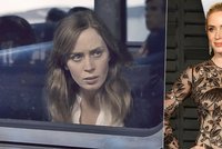 Dívka ve vlaku Emily Blunt: Tajemství při natáčení! Skrývala těhotenství, i když ve filmu byla neplodná