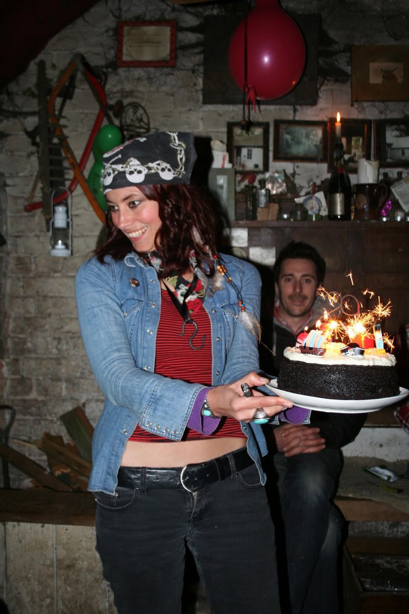 Emily Holt na oslavě svých narozenin.