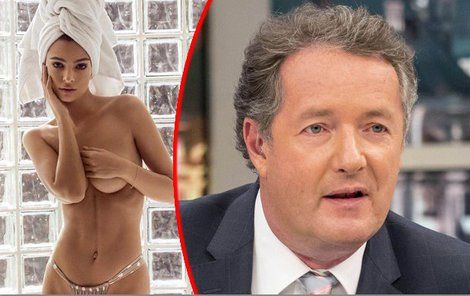Piers Morgan se před pár dny se opřel do sexbomby Emily Ratajkowski