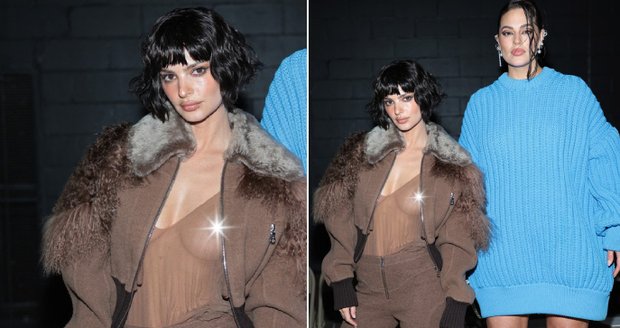 Emily Ratajkowski ukázala nechtěně bradavku