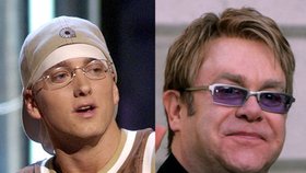 Eminem: Se závislostí na lécích mu pomáhá Elton John!