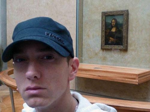 Eminem selfie s Monou Lisou.