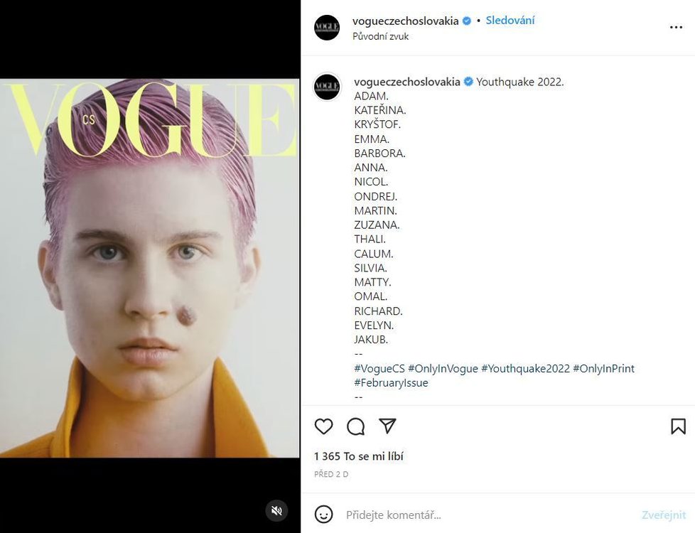 Emma Čaputová hvězdou Vogue