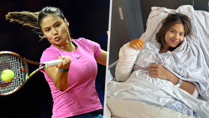 Emma Raducanuová je po operaci pravé ruky.