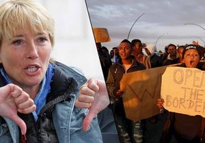 Emma Thompson se stydí za Brity a říká, že jsou rasisté, protože nechtějí přijmout více uprchlíků.