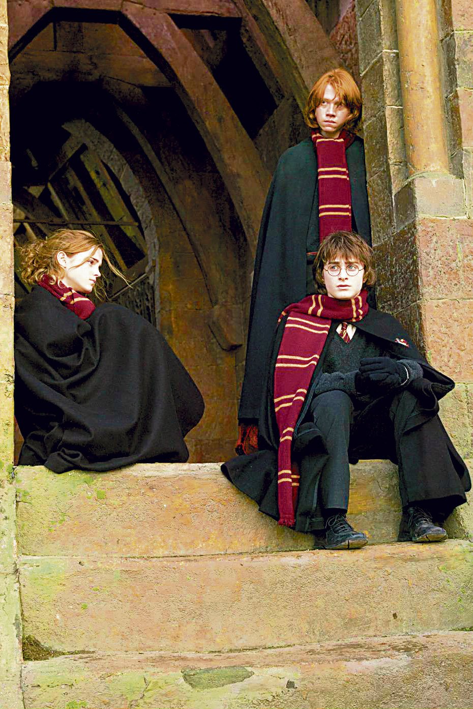 Emma ve filmu Harry Potter se vlnitými vlasy