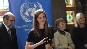 Emma Watson se stala ambasadorkou projektu OSN He for She.