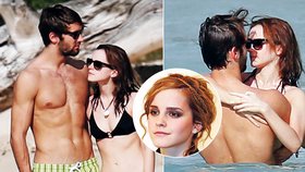 Emma se zakoukala do mladšího Matta a vyrazila s ním do Karibiku. Nechyběly ani vášnivé polibky ve vlnách.
