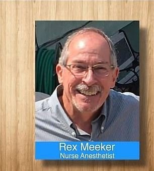 Anestesii podával Rex Meeker.