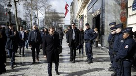 Francouzský prezident Emmanuel Macron s manželkou Brigitte.