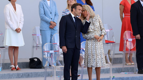 Emmanuel Macron a Brigitte Macronová