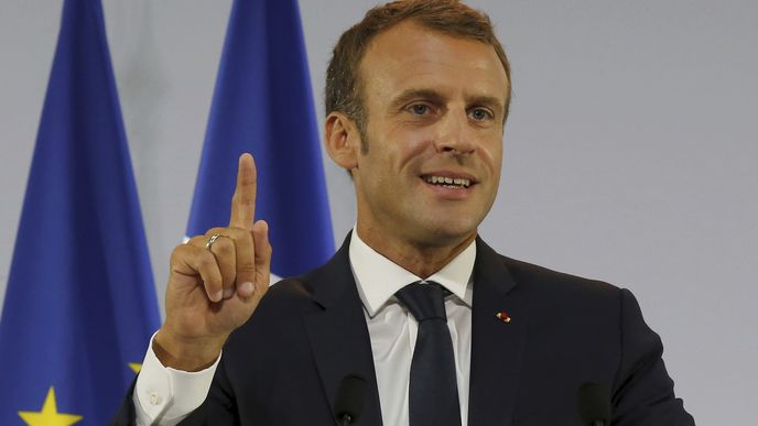 Francouzský prezident Emmanuel Macron.