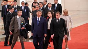 Emmanuel Macron na návštěvě Číny (4.12.2025)