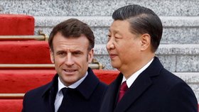 „Vím, že přivedete Rusko k rozumu.“ Macron řešil se Si Ťin-pchingem válku na Ukrajině