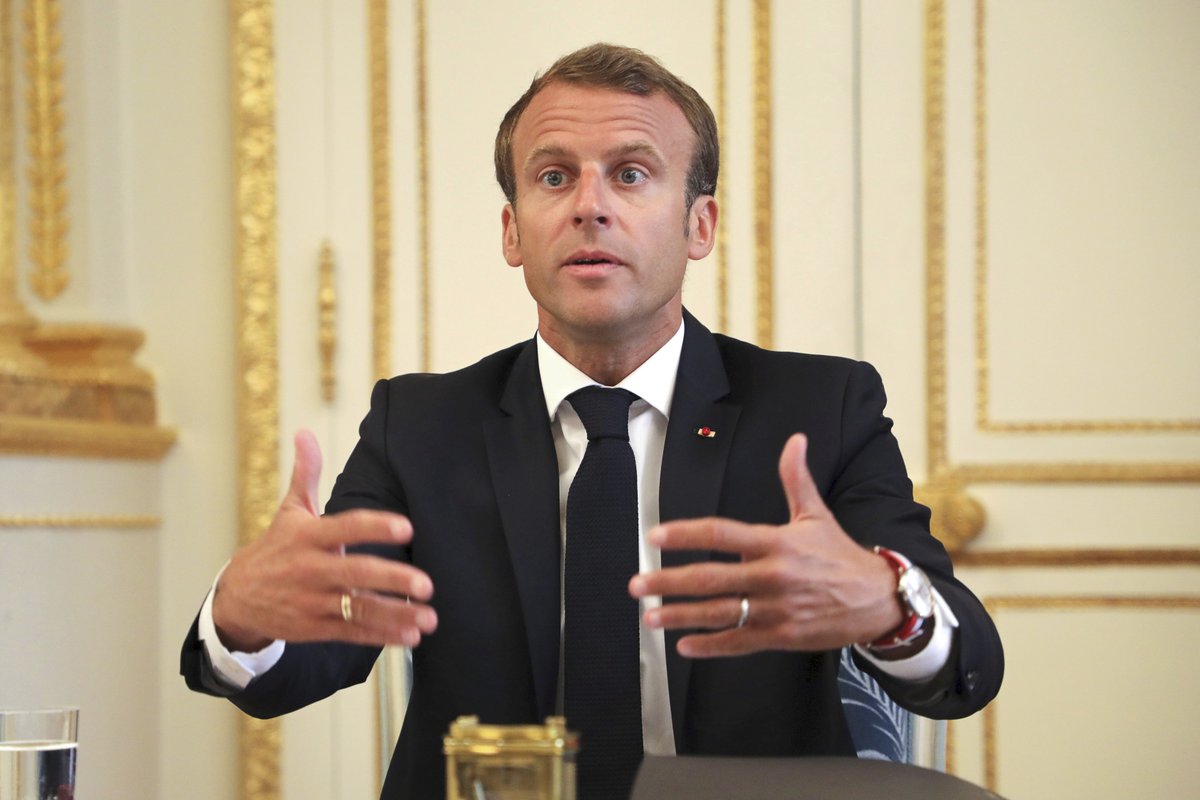 Francouzský prezident Emmanuel Macron.