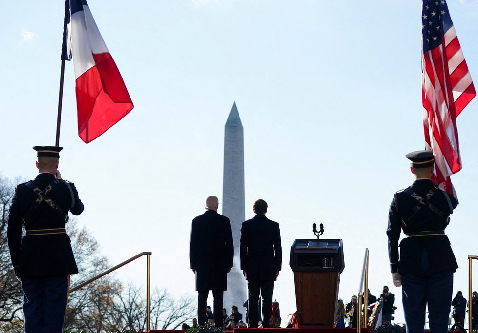 Joe Biden a Emmanuel Macron ve Washingtonu: Návštěva francouzského prezidenta v Bílém domě (prosinec 2022)