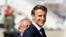 Francouzský prezident Emmanuel Macron na summitu NATO (28. 6. 2022)