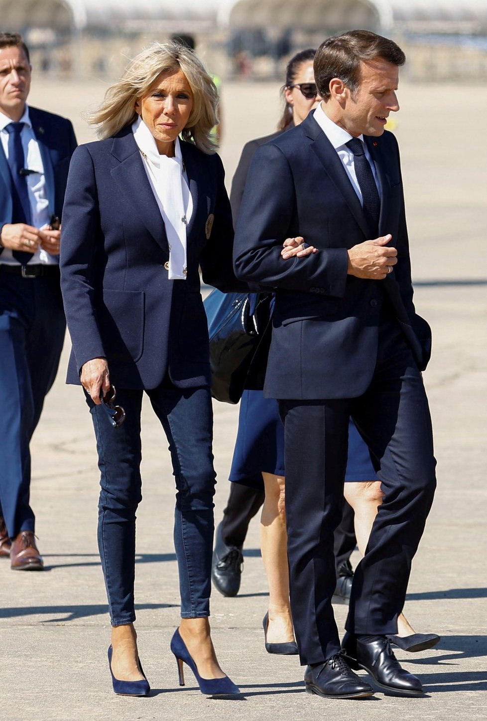 Francouzský prezident Emmanuel Macron na summitu NATO (28. 6. 2022)