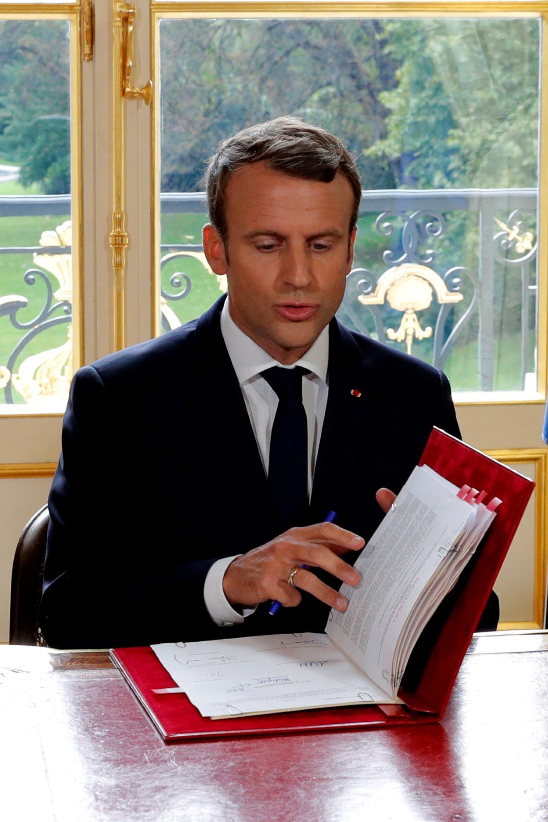 Francouzský prezident Emmanuel Macron.