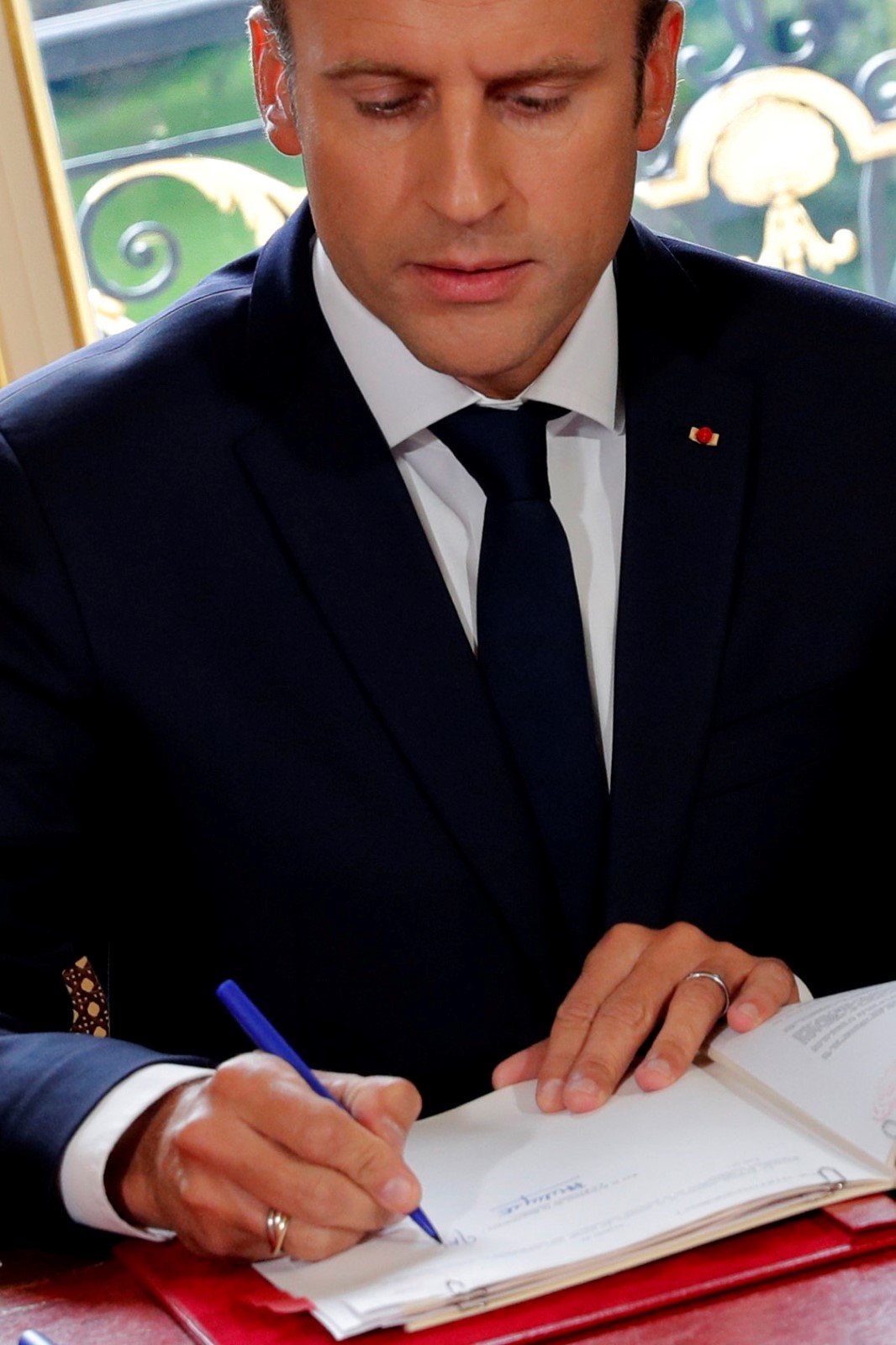 Francouzský prezident Emmanuel Macron.