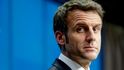 Jednání Evropské rady o agresi Ruska: Francouzský prezident Emmanuel Macron (25.2.2022)