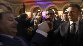 Česko-francouzské jaderné fórum v Praze. Dostavil se i francouzský prezident Emmanuel Macron (6. 3. 2024)