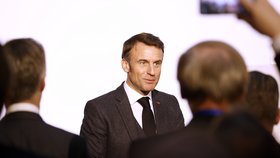 Česko-francouzské jaderné fórum v Praze. Dostavil se i francouzský prezident Emmanuel Macron (6. 3. 2024)