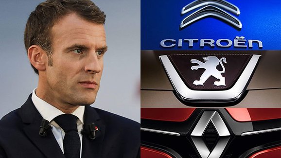 Podle Macrona mohou francouzští výrobci aut počítat s masivní podporou